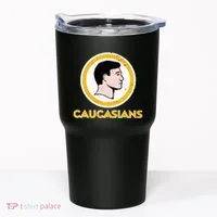 Funny Caucasian Tumbler thumb 0