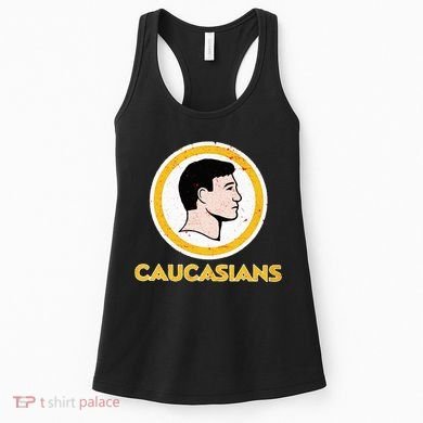 Funny Caucasian Women's Tank Top