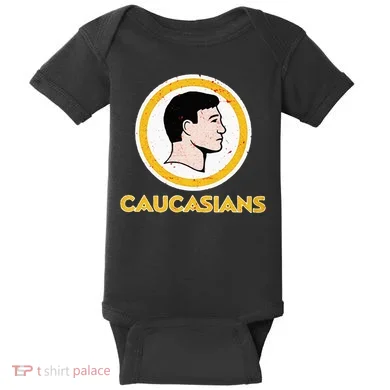 Funny Caucasian Baby Bodysuit