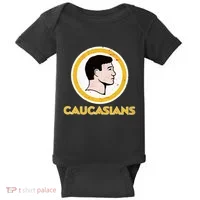 Funny Caucasian Baby Bodysuit thumb 0