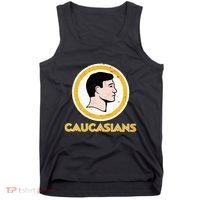 Funny Caucasian Tank Top thumb 0