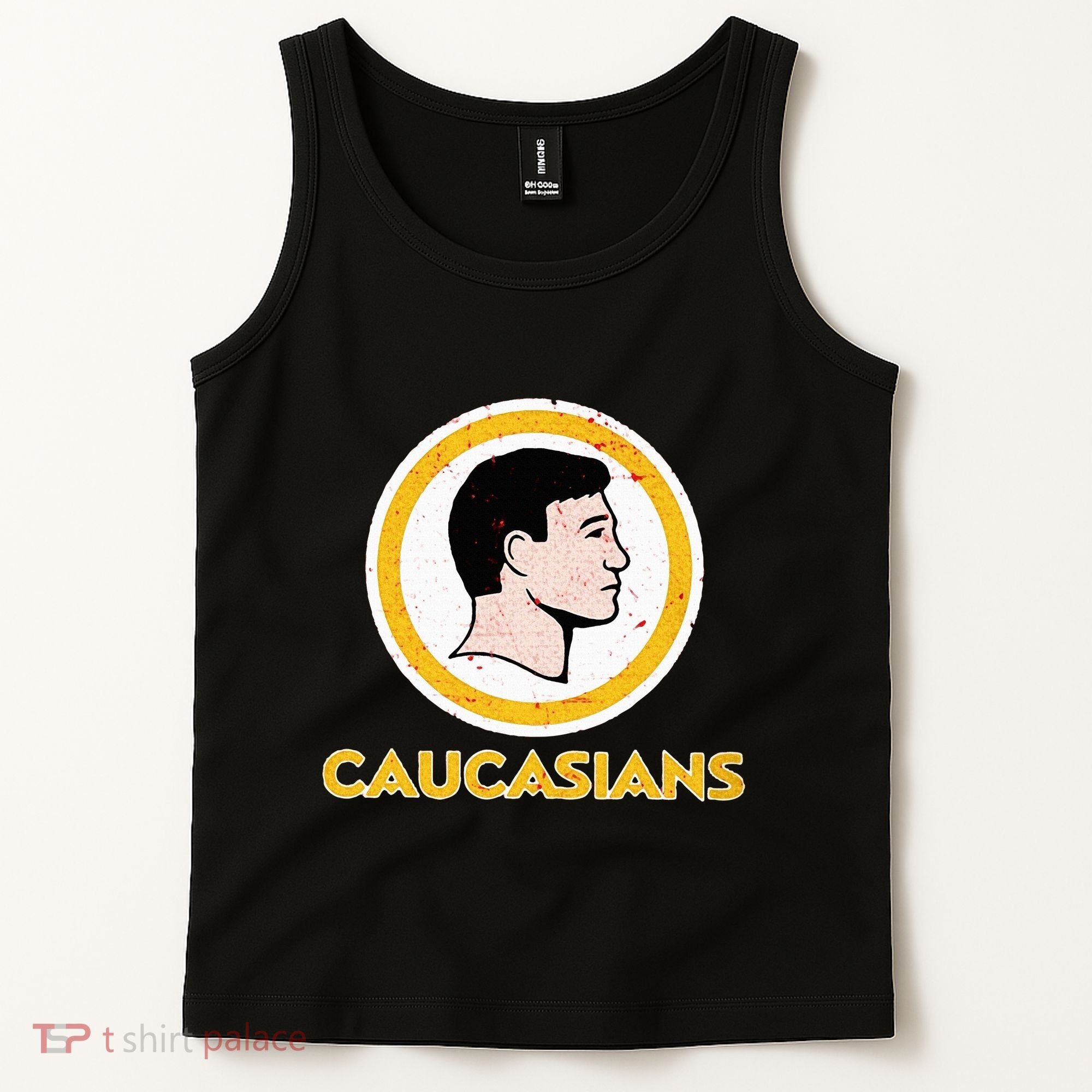 Funny Caucasian Tank Top