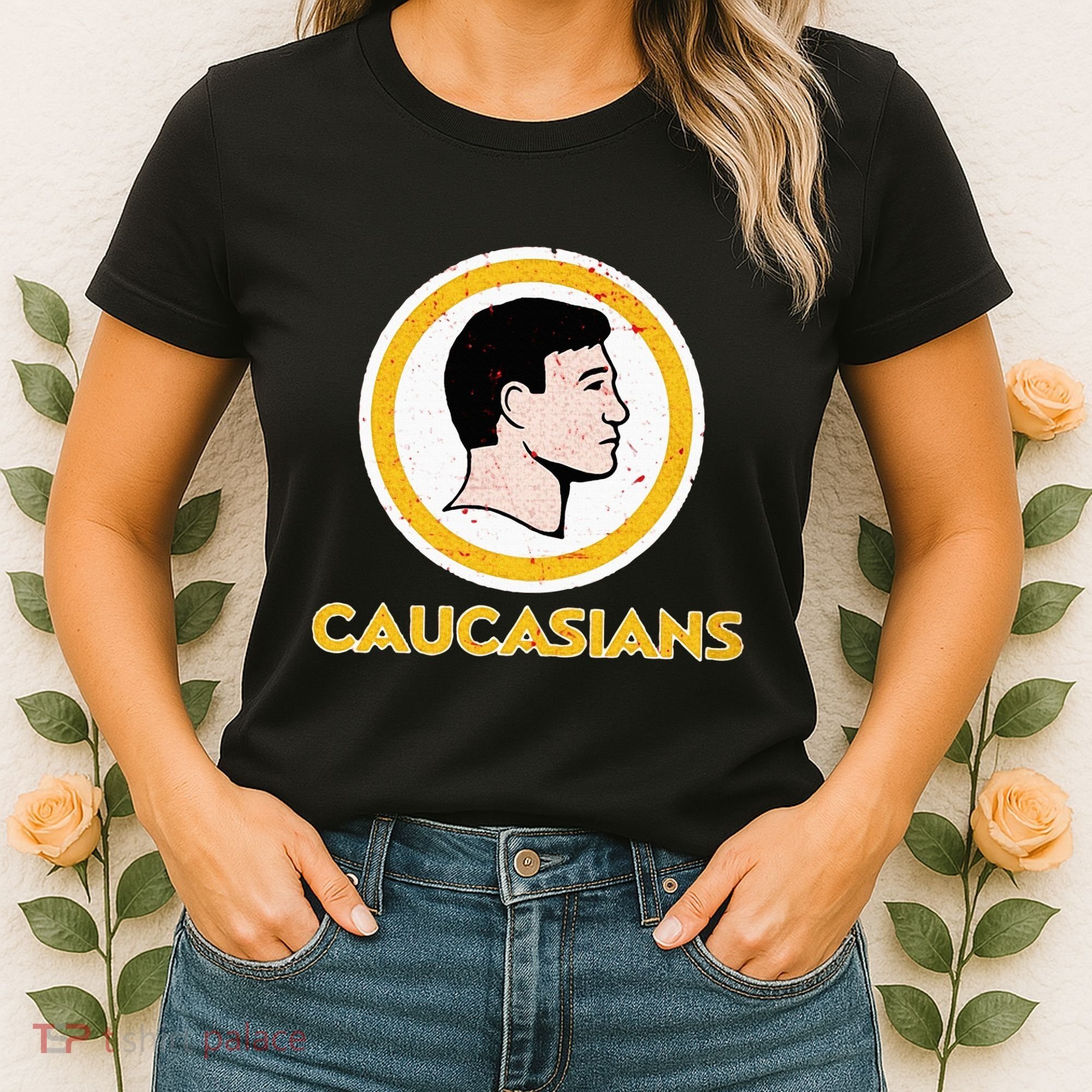 Funny Caucasian Women's T-Shirt