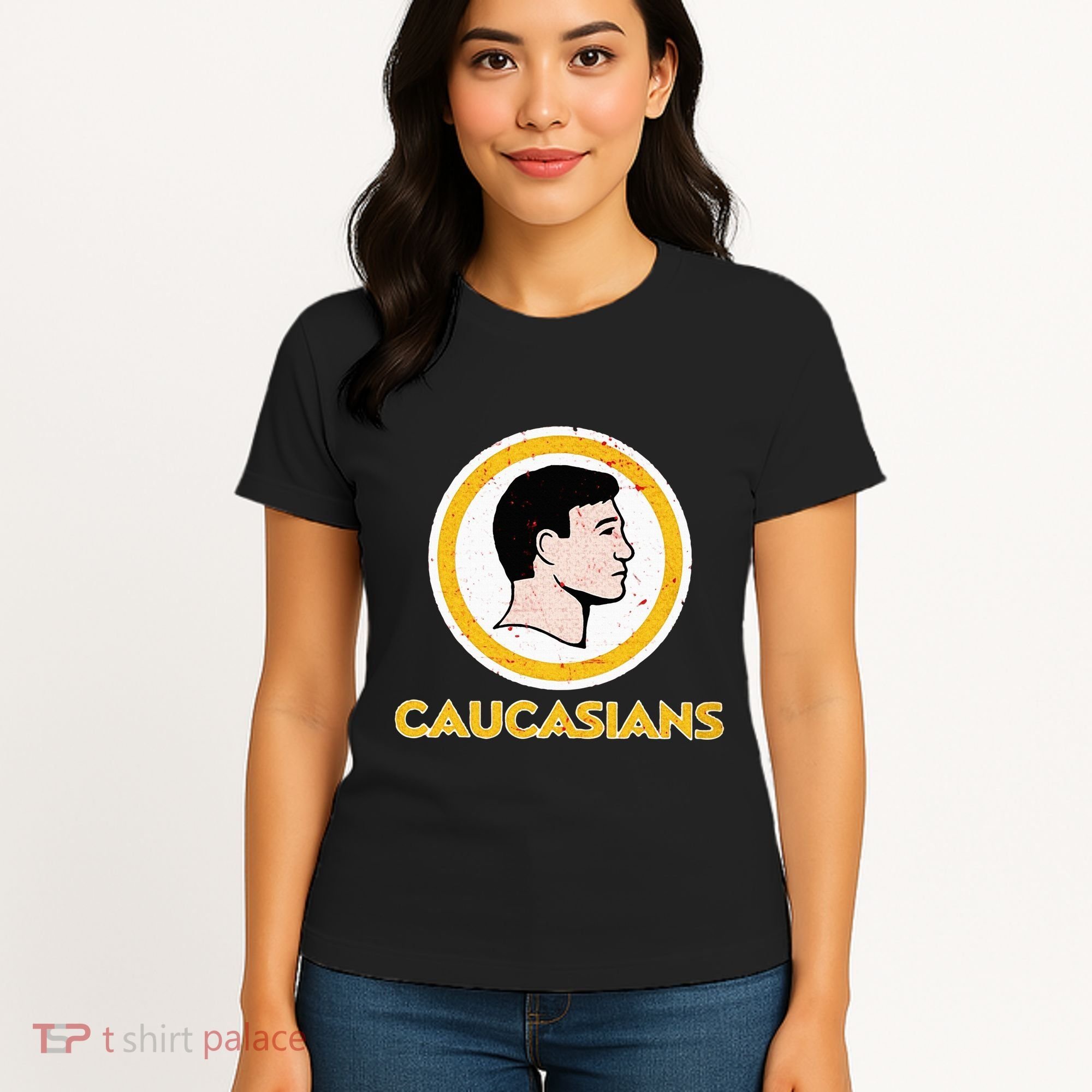 Funny Caucasian Women's T-Shirt