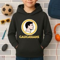 Funny Caucasian Kids Hoodie thumb 2