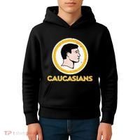 Funny Caucasian Kids Hoodie thumb 4