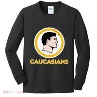 Funny Caucasian Kids Long Sleeve Shirt thumb 0