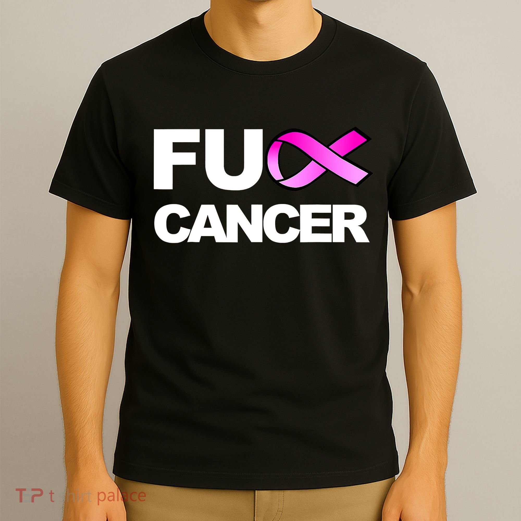 Fuck Cancer Funny Fuck Breast Cancer Awareness T-Shirt