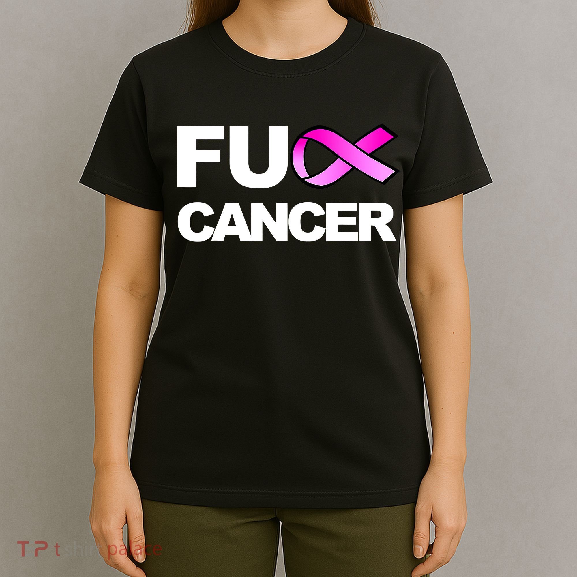 Fuck Cancer Funny Fuck Breast Cancer Awareness T-Shirt