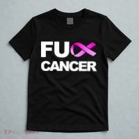 Fuck Cancer Funny Fuck Breast Cancer Awareness T-Shirt thumb 5