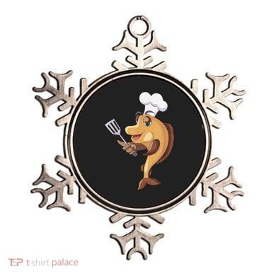 Fish Chef Fishing And Cooking Ornament