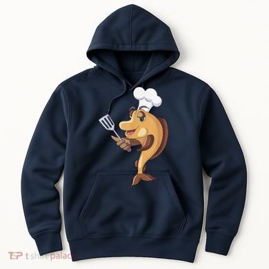 Fish Chef Fishing And Cooking Hoodie