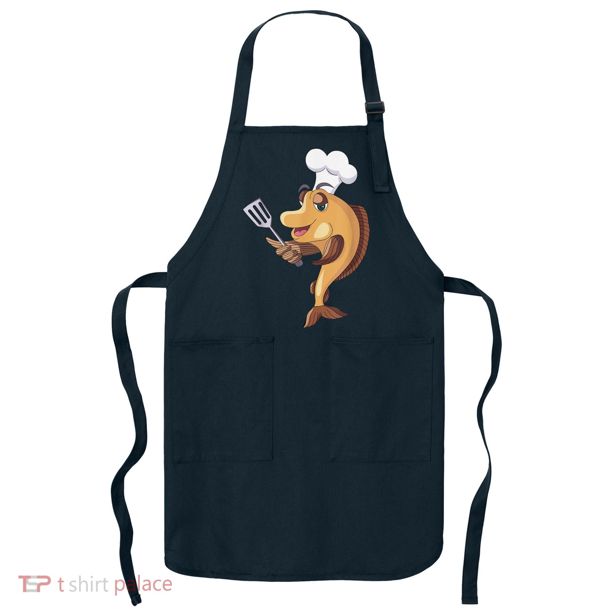 Fish Chef Fishing And Cooking Apron