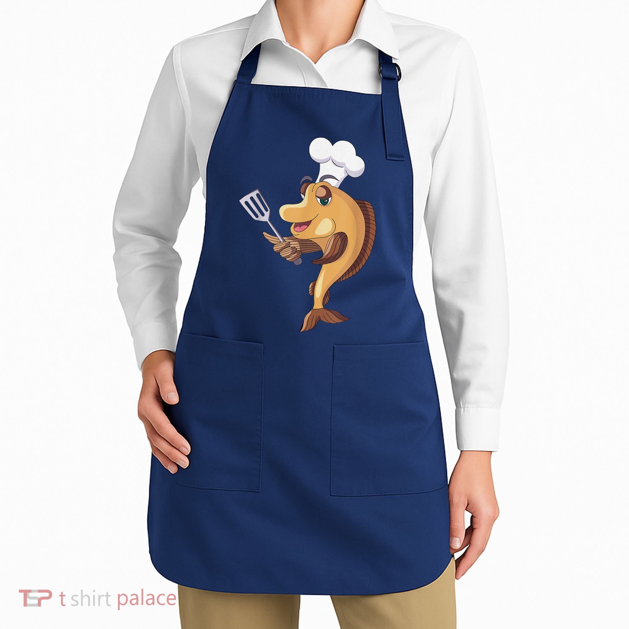 Fish Chef Fishing And Cooking Apron