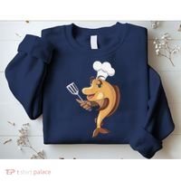 Fish Chef Fishing And Cooking Sweatshirt thumb 2