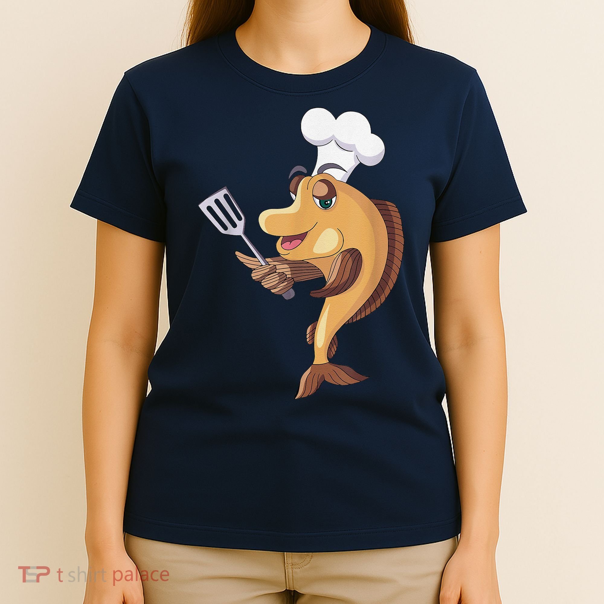Fish Chef Fishing And Cooking T-Shirt
