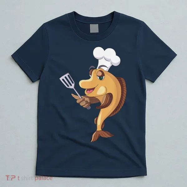 Fish Chef Fishing And Cooking T-Shirt