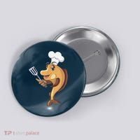 Fish Chef Fishing And Cooking Button thumb 0