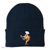 Fish Chef Fishing And Cooking Beanie thumb 0
