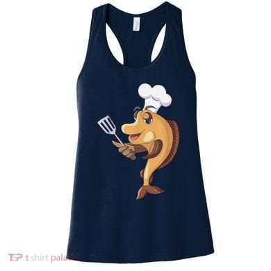 Fish Chef Fishing And Cooking Women's Tank Top