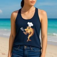 Fish Chef Fishing And Cooking Women's Tank Top thumb 2