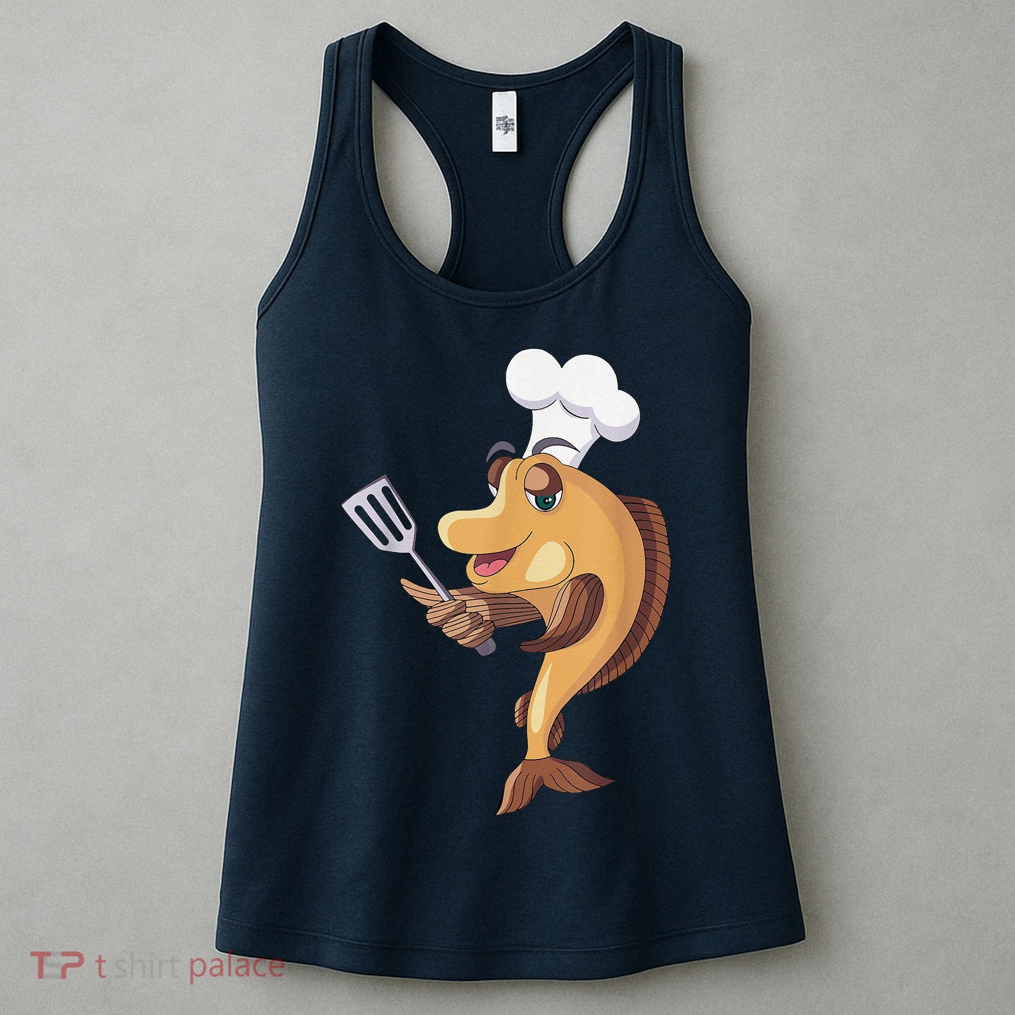 Fish Chef Fishing And Cooking Women's Tank Top