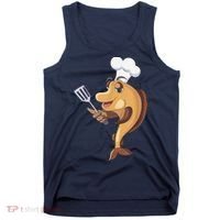Fish Chef Fishing And Cooking Tank Top thumb 0