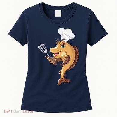 Fish Chef Fishing And Cooking Women's T-Shirt