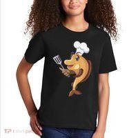 Fish Chef Fishing And Cooking Kids T-Shirt thumb 2