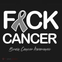 Fck Cancer Fuck Cancer Brain Cancer Awareness Gift Pajama Set thumb 2