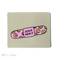 Funny Christian Faith Healer Healing Mousepad thumb 0