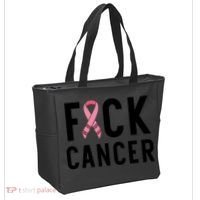 Fuck Cancer Tote Bag thumb 2