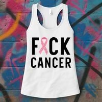 Fuck Cancer Women's Tank Top thumb 3