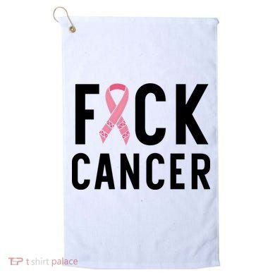 Fuck Cancer Golf Towel
