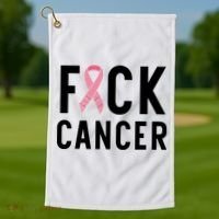 Fuck Cancer Golf Towel thumb 1
