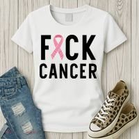 Fuck Cancer Women's T-Shirt thumb 3