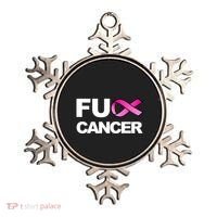 Fuck Cancer For Breast Cancer Awareness Ornament thumb 0