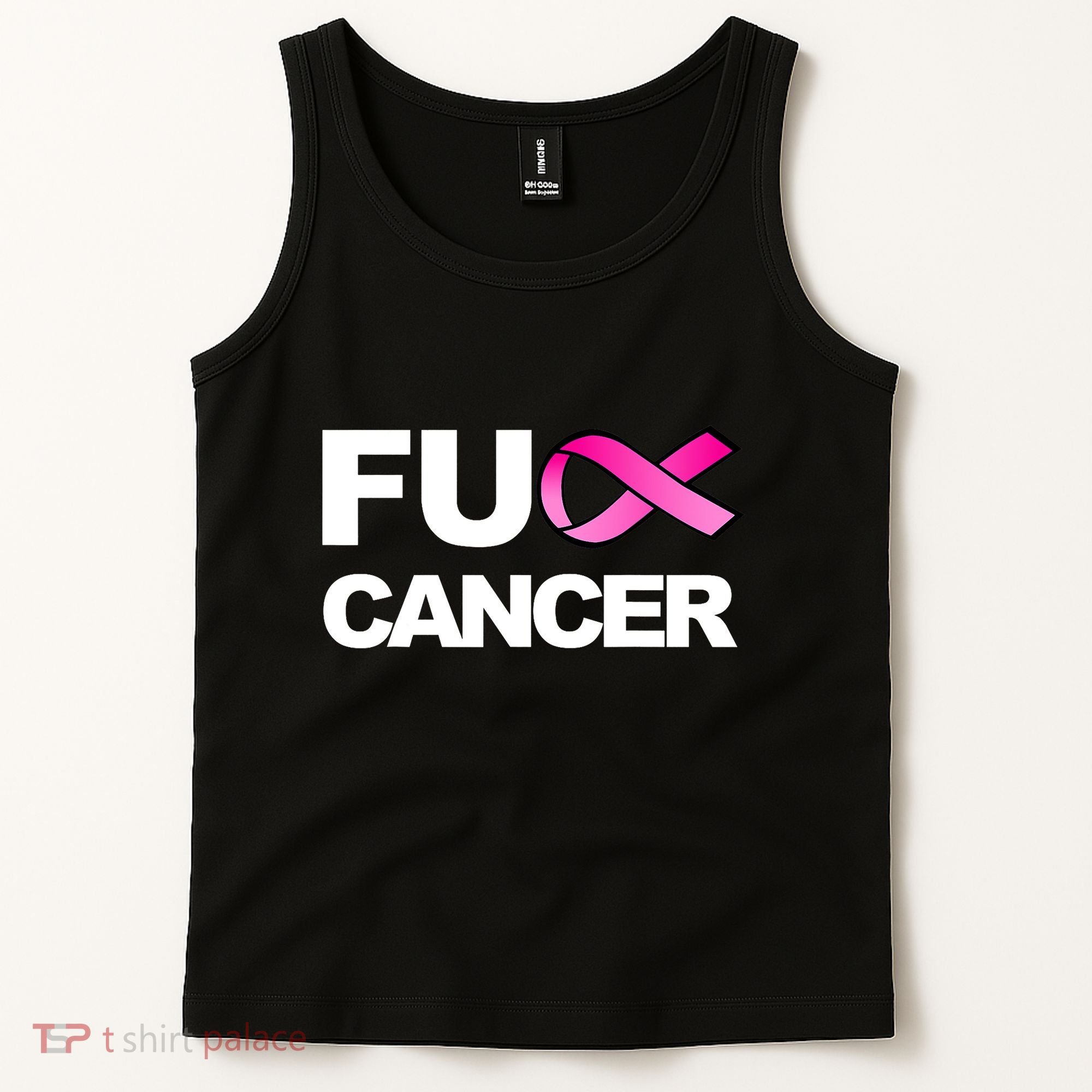 Fuck Cancer For Breast Cancer Awareness Tank Top