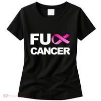 Fuck Cancer For Breast Cancer Awareness Women's T-Shirt thumb 0
