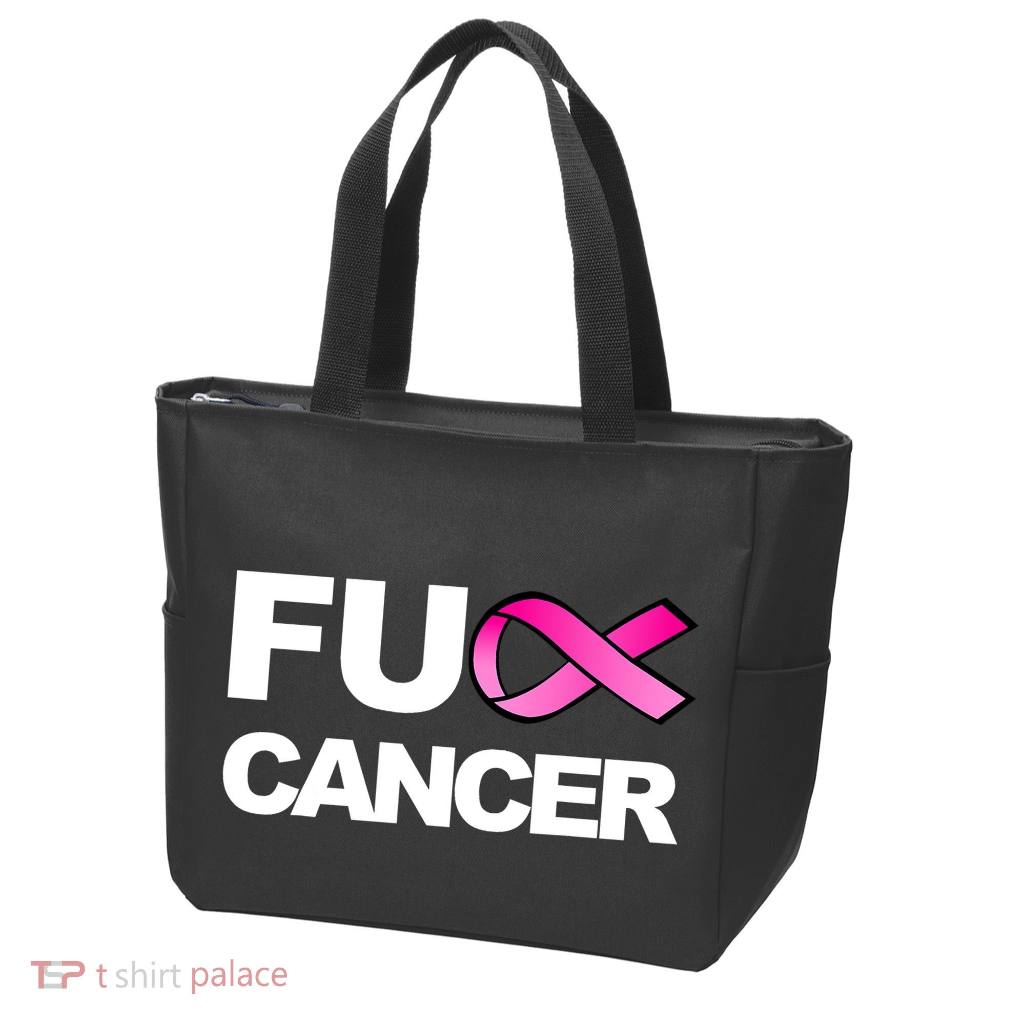 Fuck Cancer For Breast Cancer Awareness Tote Bag