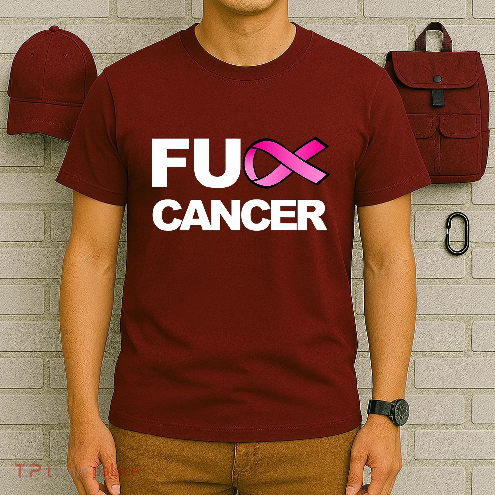 Fuck Cancer For Breast Cancer Awareness T-Shirt