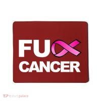 Fuck Cancer For Breast Cancer Awareness Mousepad thumb 0