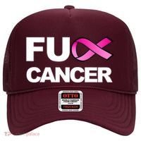 Fuck Cancer For Breast Cancer Awareness Hat thumb 0
