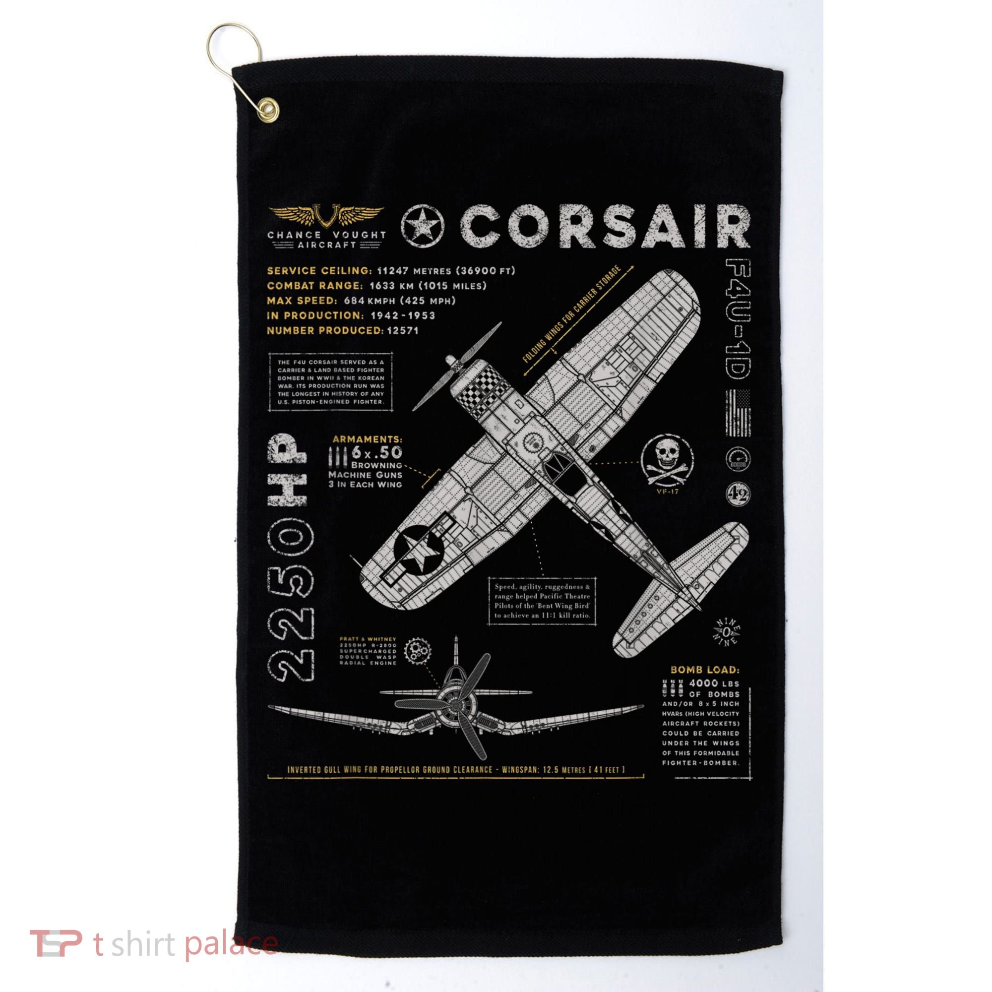 F4U Corsair Golf Towel
