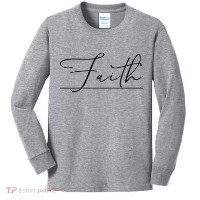 Faith Christian Kids Long Sleeve Shirt