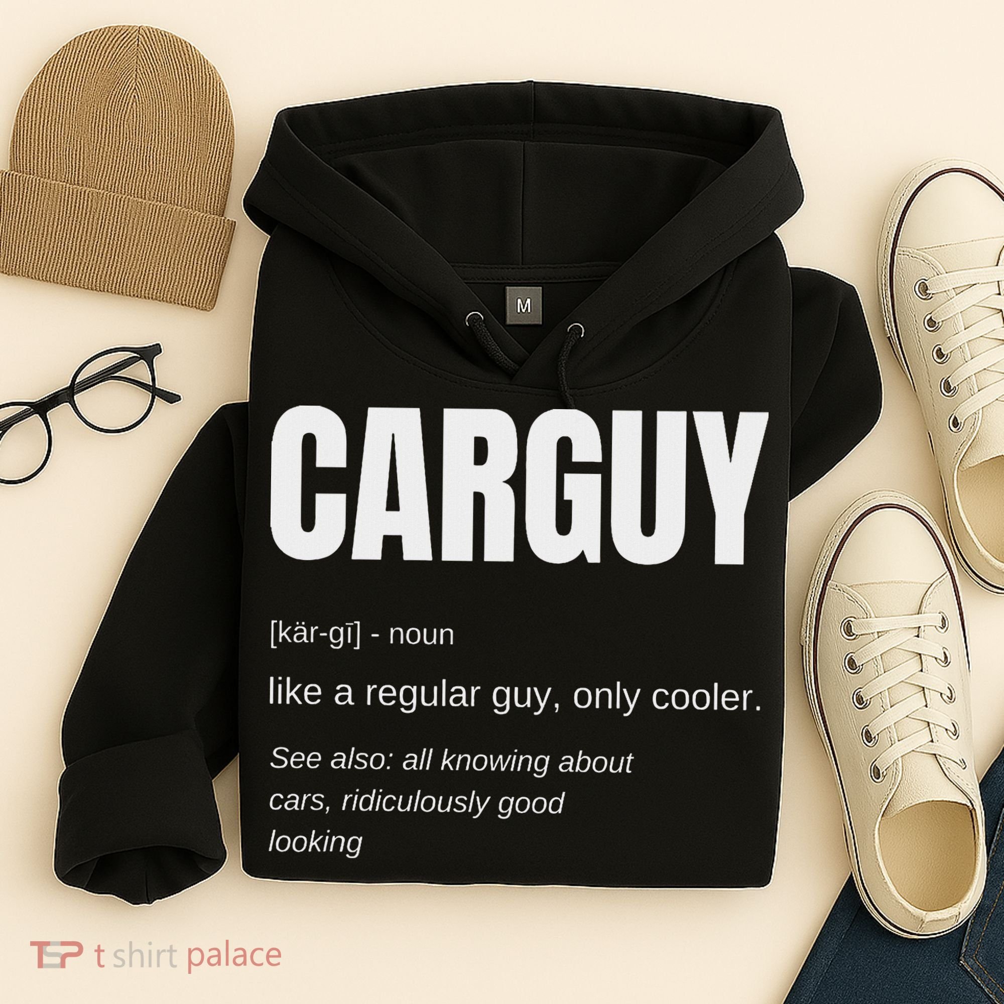 Funny Car Guy Gift Carguy Definition Hoodie
