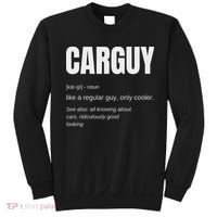 Funny Car Guy Gift Carguy Definition Sweatshirt thumb 0