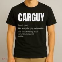 Funny Car Guy Gift Carguy Definition T-Shirt thumb 3