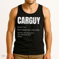 Funny Car Guy Gift Carguy Definition Tank Top thumb 3