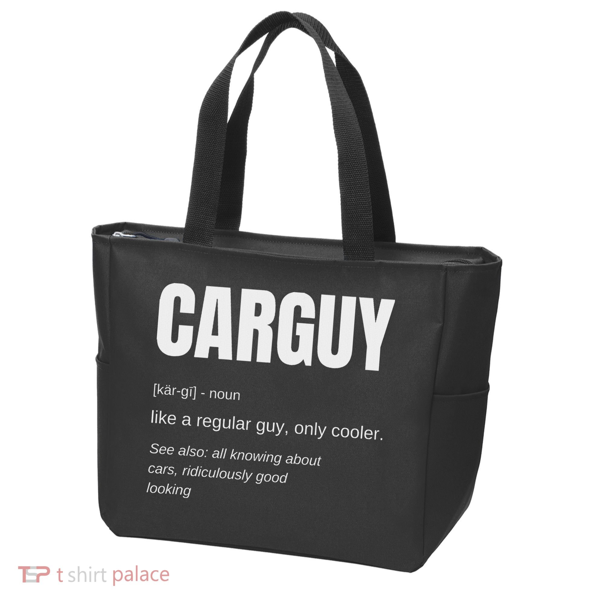 Funny Car Guy Gift Carguy Definition Tote Bag